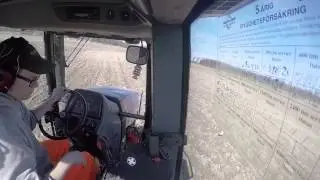 Manure spreading on Torsberg with Massey Fregusson5455, New Holland TS115 Turbo