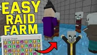 Лучший рейд-ферма в Minecraft 1.21+ (Bedrock, MCPE, PS4, Xbox)