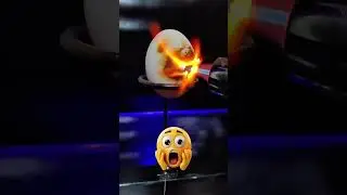 Egg Vs. Fire 🔥 #burntest #experiment #experimentvideo #satisfying