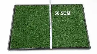 Dog Toilet Large Pet Potty with 2 Grass Pads Separate Tray Design Dog Training