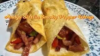 🔥 Andy&rsquo;s Sizzlin&rsquo; Smoky Pepper Wrap | Easy, Cheesy & Packed with Flavor! 🌯 