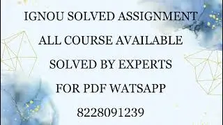 ibo 3 solved assignment 2023-24 / IGNOU ibo 3 solved Assignment 2023-24 / pdf wtsp 8228091239
