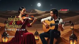 Relaxing Flamenco Guitar & Violin 🌙 Gentle Acoustic Harmony for Stress Relief & Calm