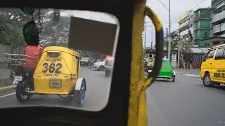 Philippines, tricycle ride from FEU hospital to Fairview Center Mall (FCM)
