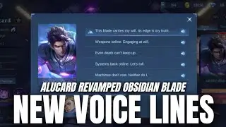 ALUCARD OBSIDIAN BLADE | REVAMPED LEGEND SKIN WITH NEW VOICE LINES