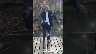 Graceful Grooves: Old Man's Dance on the Slippery Riverside Deck