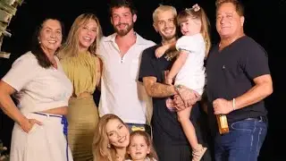 Festa do Aniversário do João Guilherme na Fazenda Talismã com a namorada e Família
