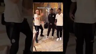 Alexander Isak, William Osula and Joe Willock vibe to Wizkid