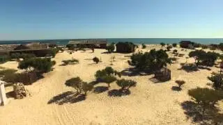 H&ocirc;tel Entremer, Belo sur mer, Madagascar, vue a&eacute;rienne