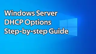 Как настроить параметры DHCP в областях DHCP Windows Server
