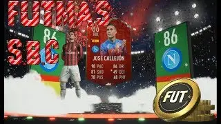 FIFA 19 FUTMAS SBC | 86 RATED JOSE CALLEJON!!!