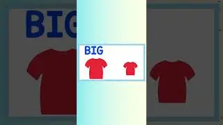 Size - Big and Small | Lesson for Preschool and Kindergarten | Learn The Basics
