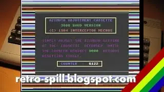 Azimuth Head Alignment - Commodore 64