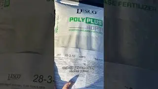 Осеннее удобрение: LESCO 28-3-10 50% PolyPlus OPTI45 0,52% Fe гранулированное удобрение 50 фунтов
