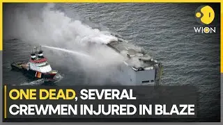 Cargo ship continues to burn in the North Sea | WION