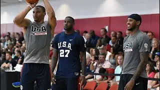 LeBron vs Durant vs Westbrook vs Carmelo 1 on 1 USA 2015
