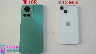 OnePlus 10R 5g vs iPhone 13 Mini Speed Test and Camera comparison