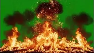 Dynamic Fire Animation Overlay for Epic VFX Edits - No Copyright