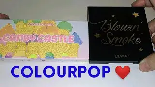 COLOURPOP // CANDY CASTLE // BLOWIN SMOKE PALETTES 