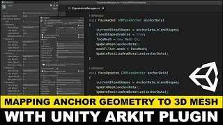 Unity3d ARKit Face Tracking and generating a 3D to map to face geometry