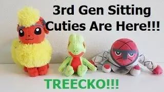Pok&eacute;mon Center Treecko Sitting Cuties Plush