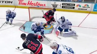 NHL 14 - HOW IS THIS NOT GOALTENDER INTERFERENCE?!