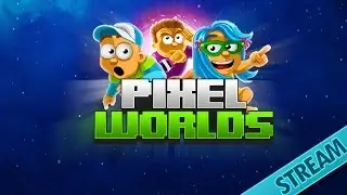 Exploring the new update with community!  - Pixel Worlds Live Stream