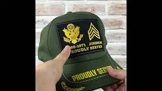 Classic Cap For Those Who Served! 🇺🇸✨ #shorts #veteran #military #veterans #usarmy #usaf #usnavy