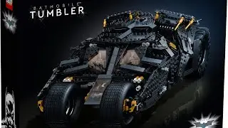Building the Big LEGO Batmobile Tumbler set part 7