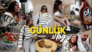 VLOG I TEMİZLİK I GÜNÜN MENÜSÜ I KAHVALTI I LAPTOP ALDIK #mutfak #temizlik #günlükvlog