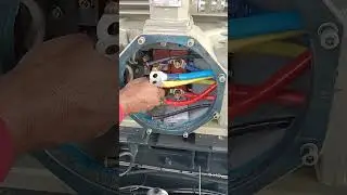 110 KW Motor power cable connection #electrical #shorts #reels #motor #cable