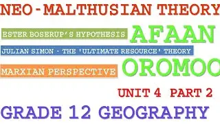 Geography Grade 12 Unit 4 (Afaan Oromooo)