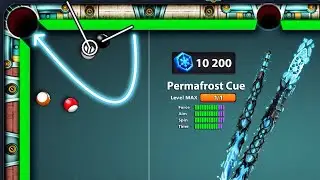 2000 Cash = 10200 Tokens = LEVEL 1 to LEVEL MAX of PERMAFROST Animated Cue - 8 ball pool GamingWithK
