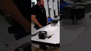 Industrial control panel backplate install #timelaspe