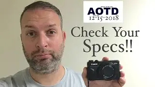 AOTD: 12-15-2018 Check Your Specs!!