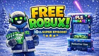 🔴 ROBLOX PLS DONATE LIVE | FREE ROBUX 💰 | 10TH SUPER EPISODE!