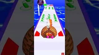 Bakery Stack Cake Run Game Gameplay Part 1 #shorts