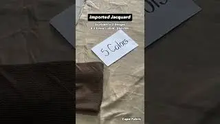 Imported Jacquard fabric