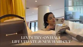 Примерка вещей из LEVI'S | Новости из жизни и новая стрижка | Видеоблог, 7 сезон, 5 серия | Саман...