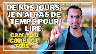 Can you correct this French sentence ? Test yourself !