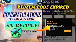 FREE FIRE REDEEM CODE EXPIRED PROBLEM | REDEEM CODE ERROR PROBLEM | FFIC REDEEM CODE EXPIREDSOLUTION