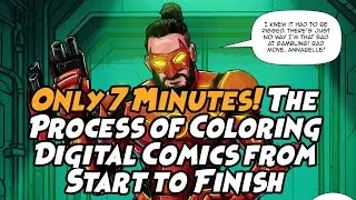 If You Like Comics, This Video Will Get You Hooked | Speed Painting Photoshop