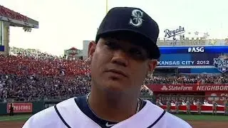 2012 ASG: King Felix is introduced for the AL