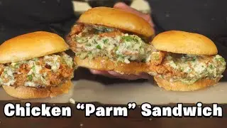 Crispy Chicken 'Parm' Sandwich #shorts