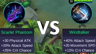 Scarlet Phantom VS New Windtalker [Item Test]