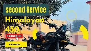  Royal Enfield Reality 🥵 ||  Himalayan 450 Second Service 😱 #himalayan450 #service  