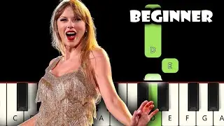 You Belong with Me - Taylor Swift - BEGINNER PIANO TUTORIAL - Slow Speed