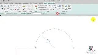 16. تعديل خطوط الرسم في ريفيت 2022 Modifying Sketch Lines