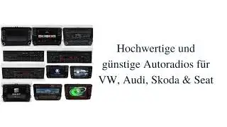 Original Radios kaufen VW RNS 510, RCD 310, Discover Media Audi Concert Skoda Seat