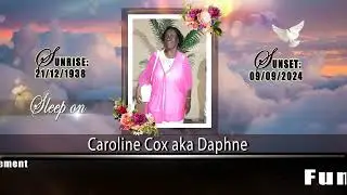 Caroline Cox Death Announcement (An ACVS STUDIO PRODUCTION)